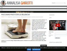 Tablet Screenshot of annalisaghirotti.it